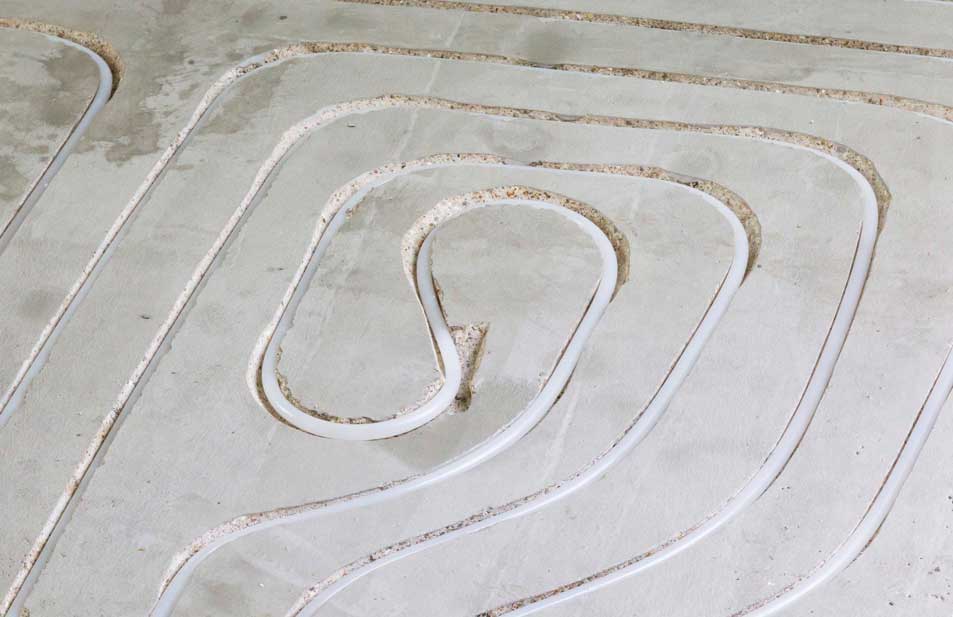 Fu&szlig;bodenheizung